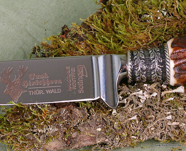 Schwarzwald Trachtenmesser, Hirschfänger mit Bollenhut