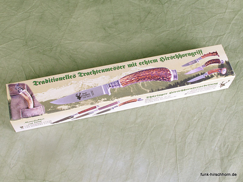 Trachtenmesser mit Damaszenerklinge, Figurkappe Trachtenmesser mit Damaszenerklinge, Figurkappe