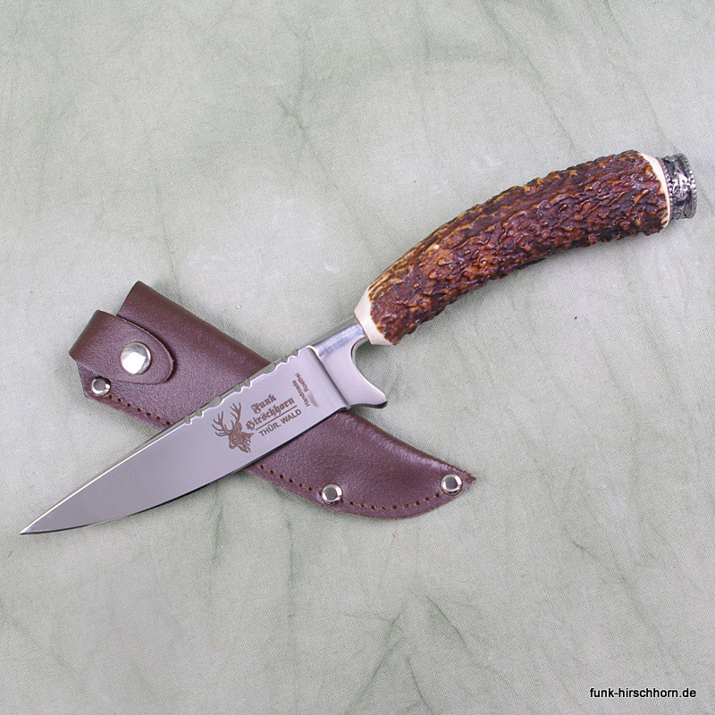 Trachtenmesser, Hirschfänger mit kleiner Zierkappe